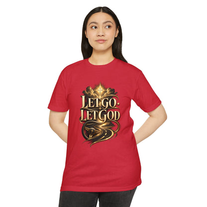 Let Go Let God T-Shirt — Inspirational Christian Faith Tee