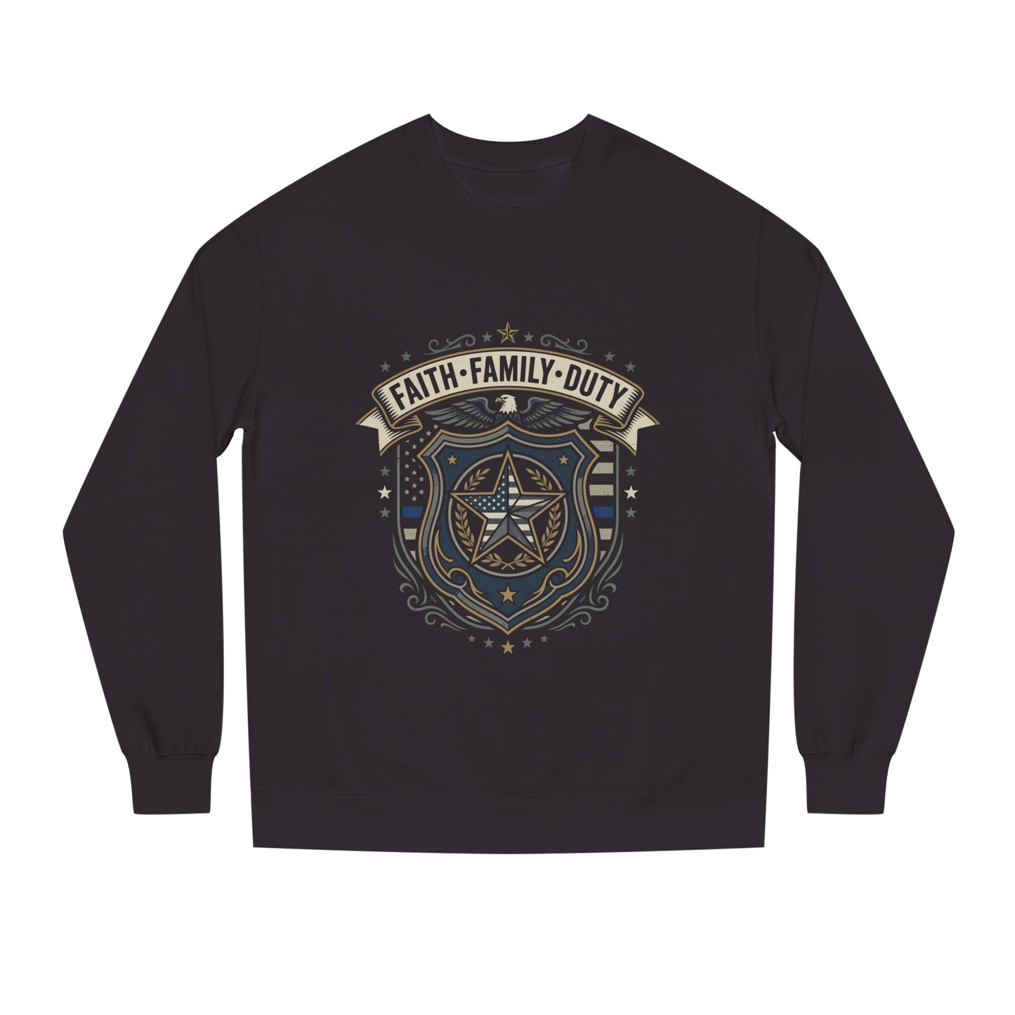 Faith • Family • Duty Badge Sweatshirt