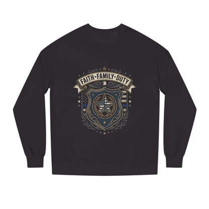 Faith • Family • Duty Badge Sweatshirt
