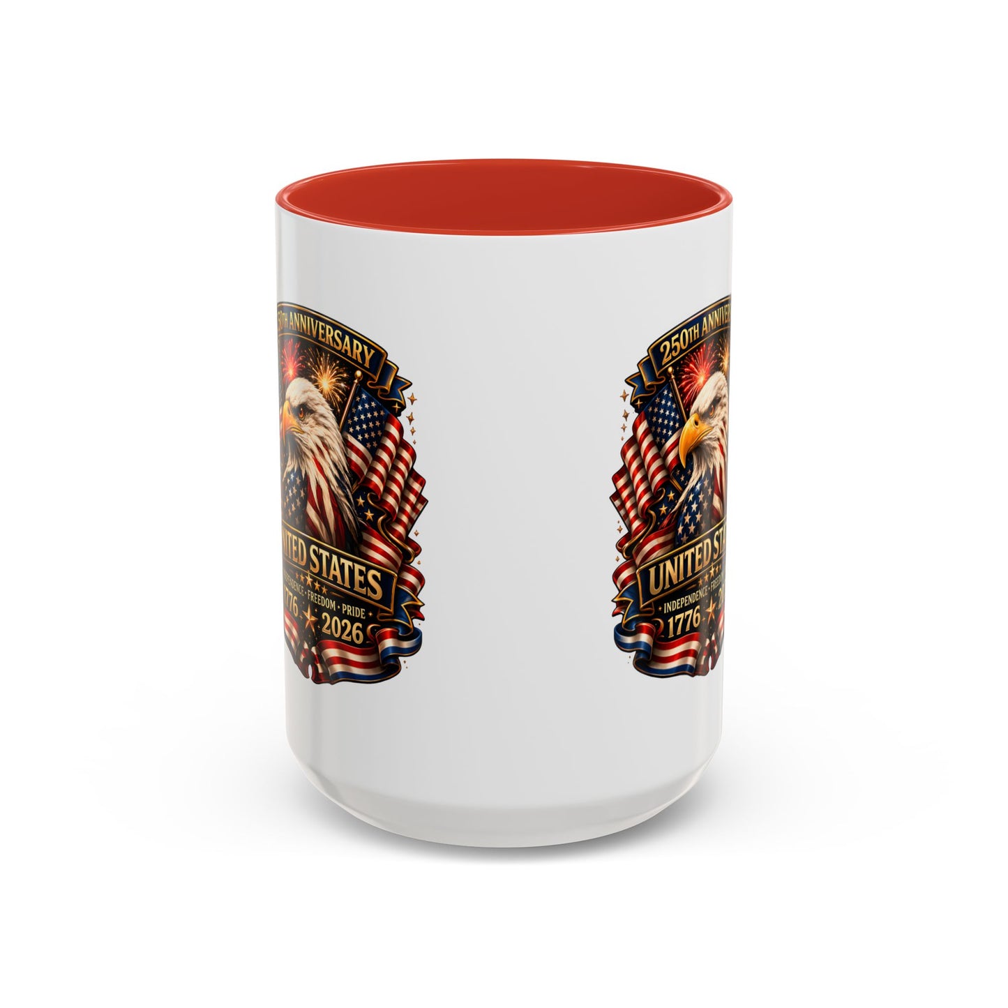 Patriotic Eagle Coffee Mug - United States 250th Anniversary 1776-2026