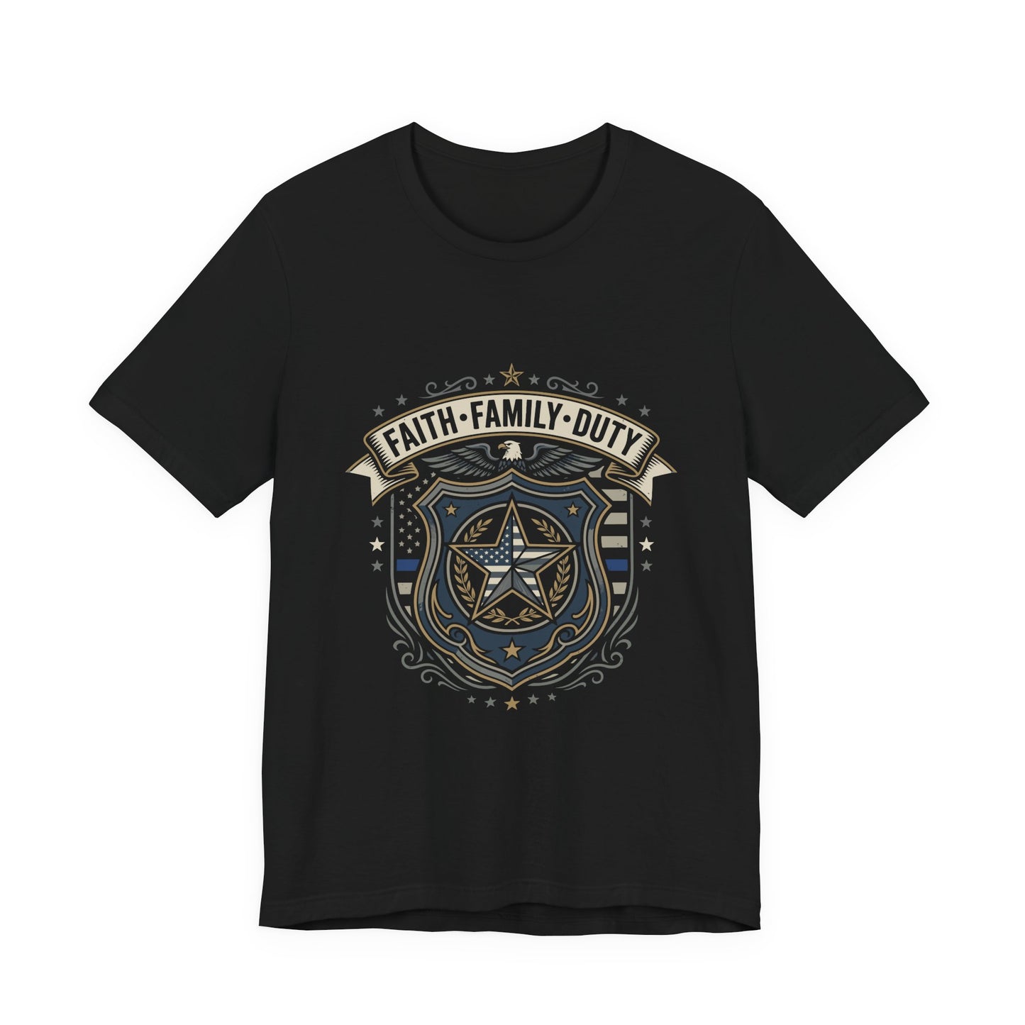 Faith · Family · Duty Shield T‑Shirt