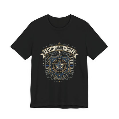 Faith · Family · Duty Shield T‑Shirt