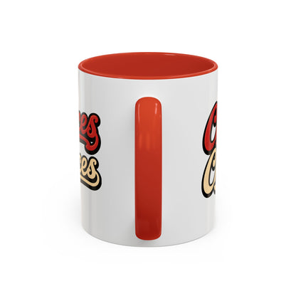 Choices Retro Accent Coffee Mug — Vintage Script 11/15oz