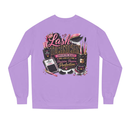 Lash Technician Crewneck Sweatshirt — Professional Eyelash Artist Apparel