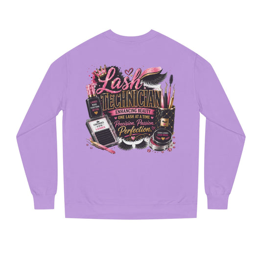 Lash Technician Crewneck Sweatshirt — Professional Eyelash Artist Apparel