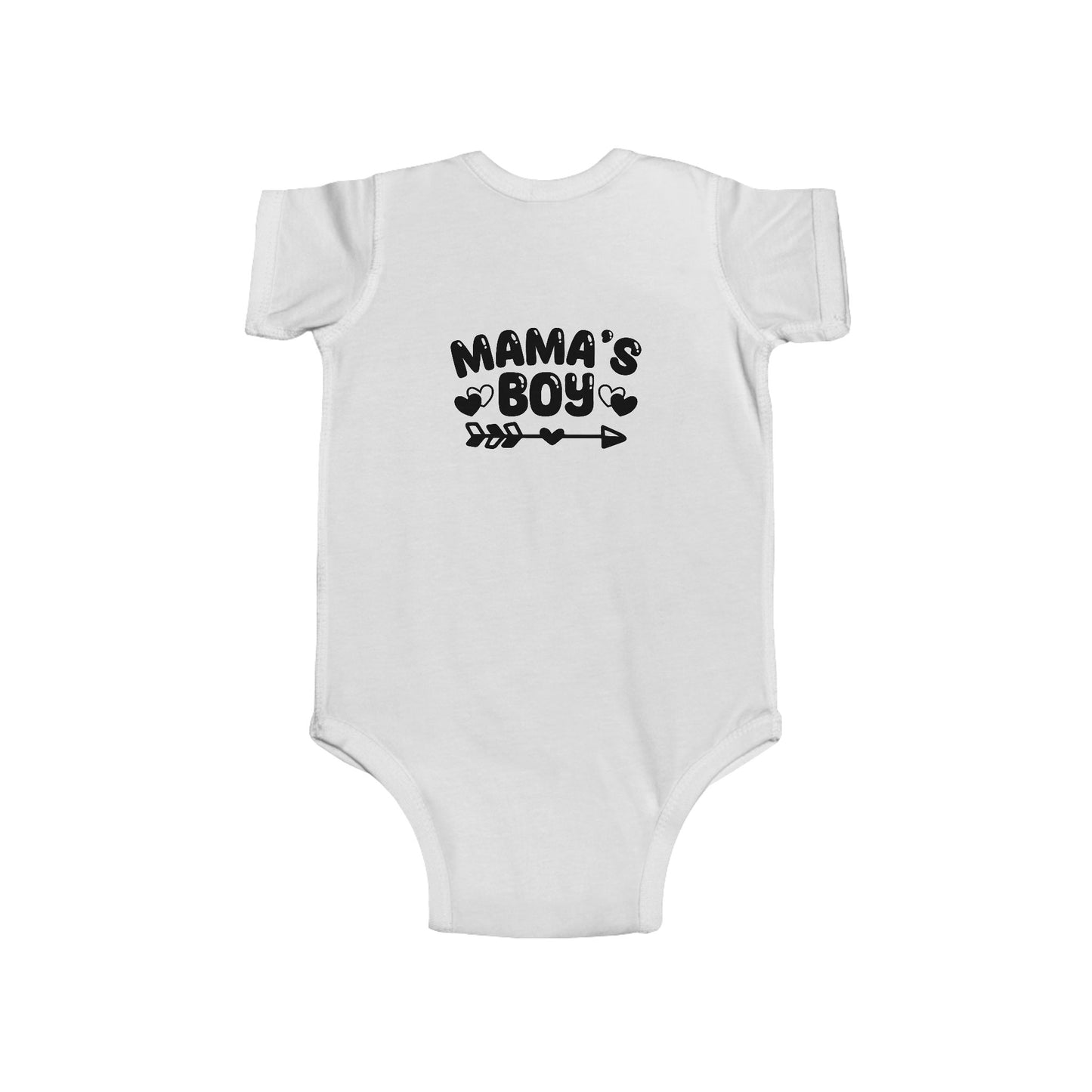 Mama's Boy Infant Bodysuit – Cute Arrow & Paw Print Baby Onesie