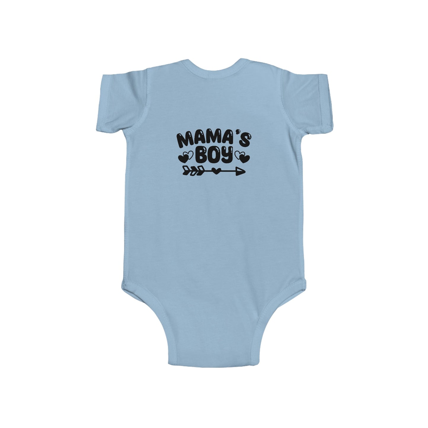 Mama's Boy Infant Bodysuit – Cute Arrow & Paw Print Baby Onesie