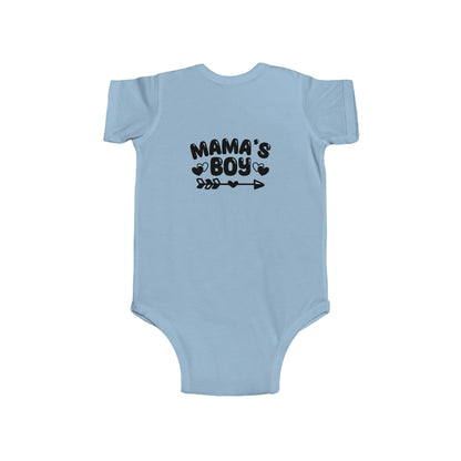 Mama's Boy Infant Bodysuit – Cute Arrow & Paw Print Baby Onesie