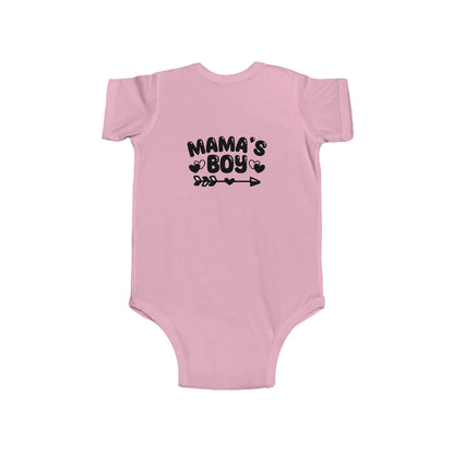 Mama's Boy Infant Bodysuit – Cute Arrow & Paw Print Baby Onesie