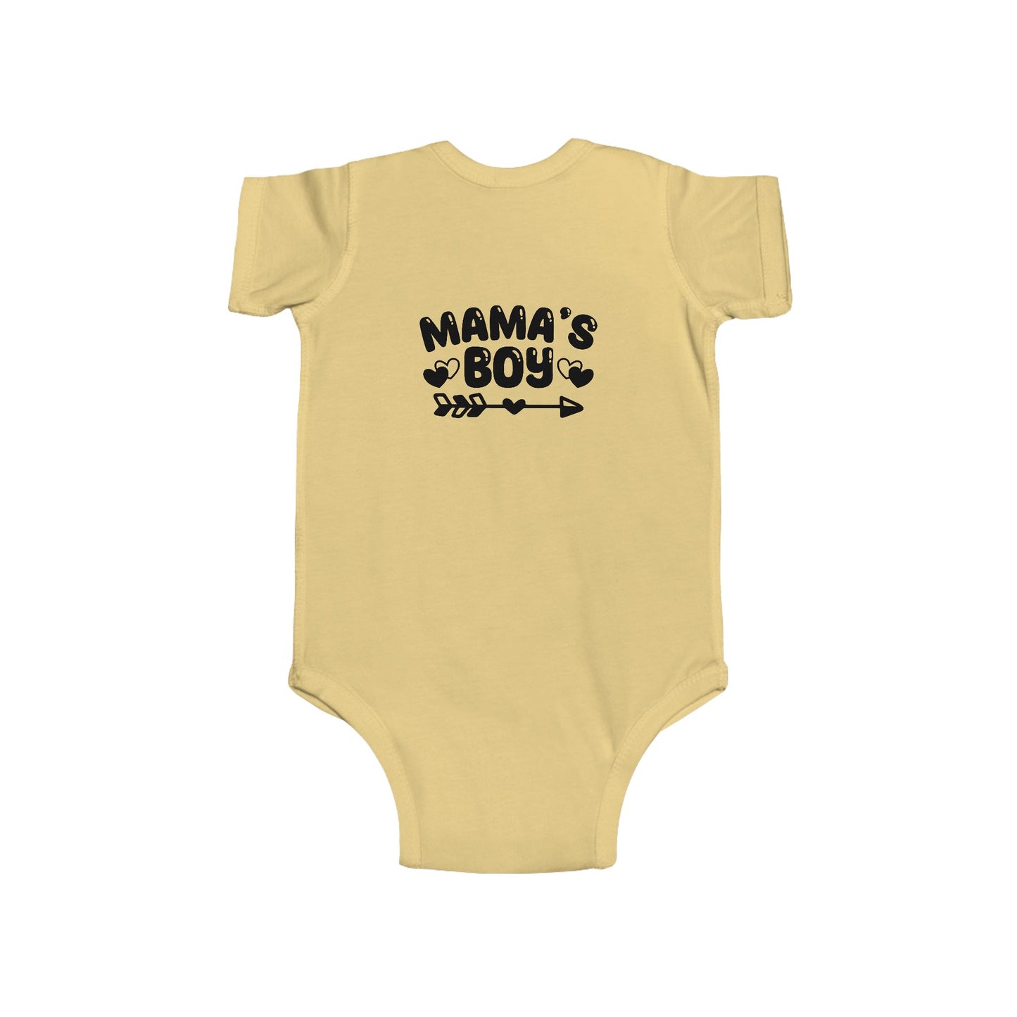 Mama's Boy Infant Bodysuit – Cute Arrow & Paw Print Baby Onesie