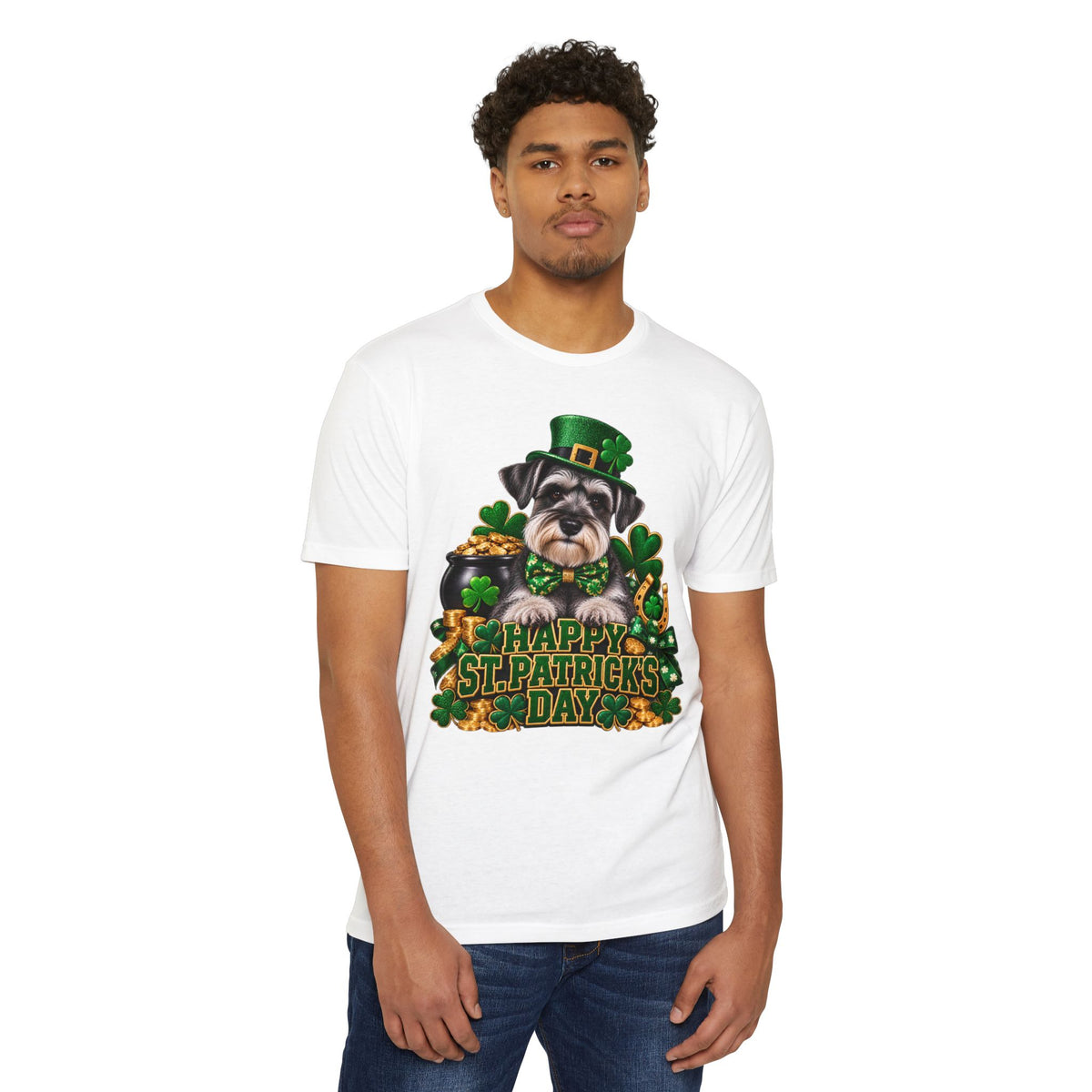 St. Patrick's Day Schnauzer T-Shirt