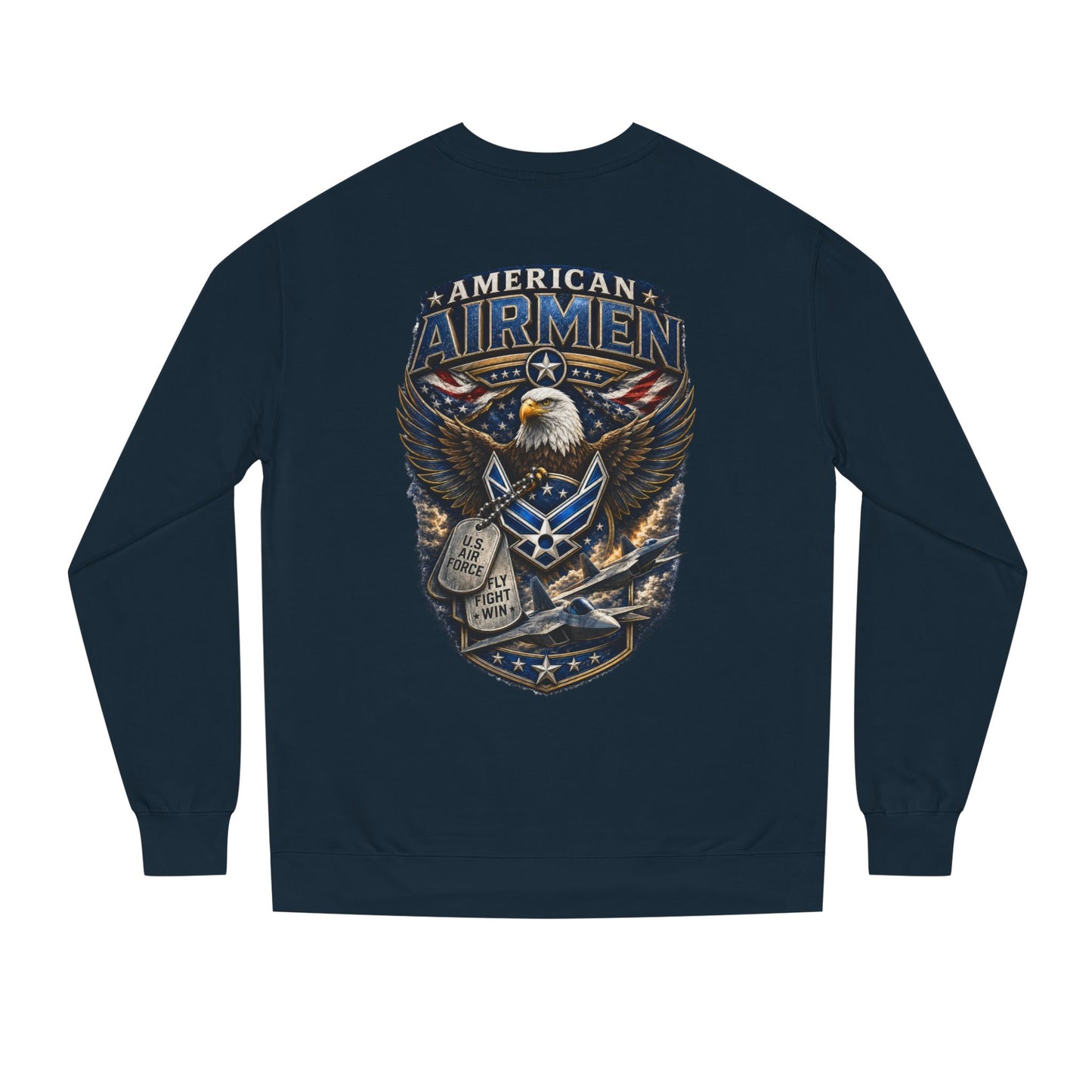 American Airmen Eagle Sweatshirt — Patriotic Air Force Crewneck
