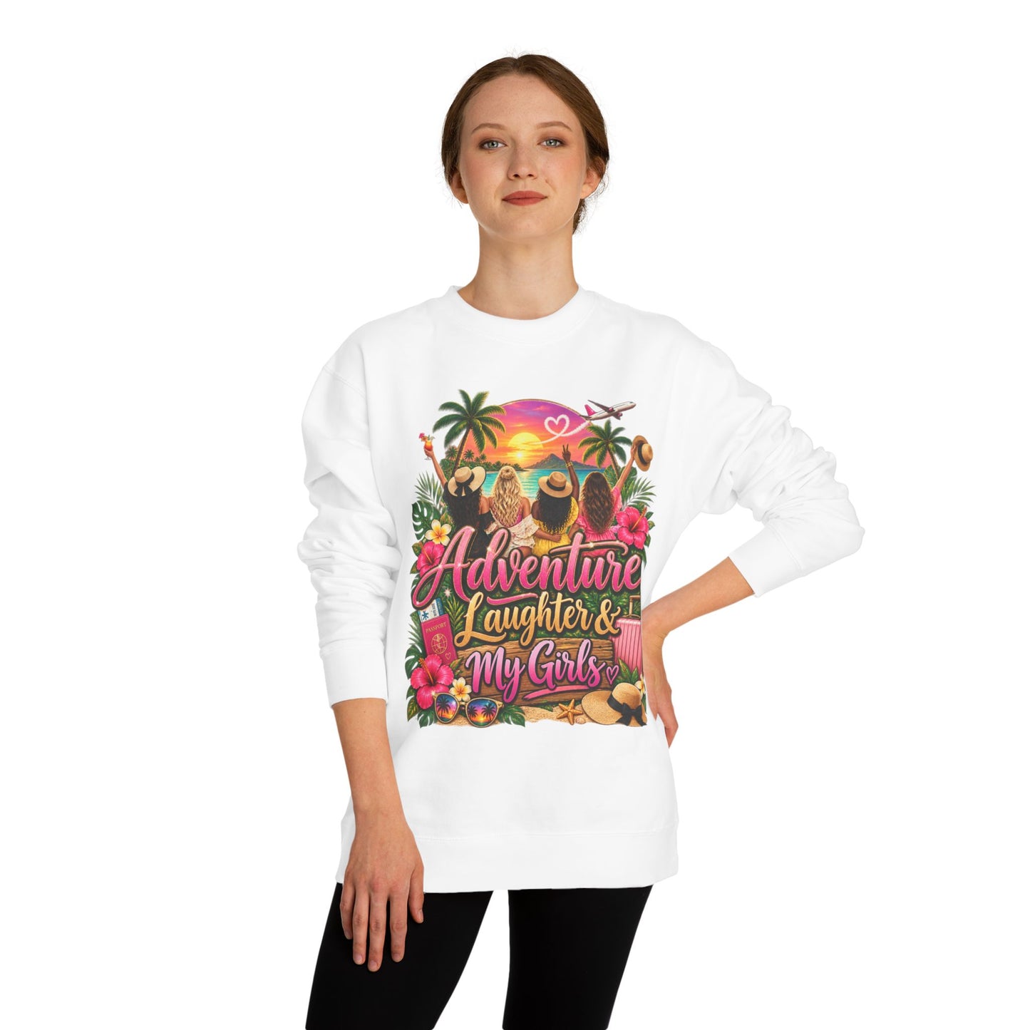 Adventure, Laughter & My Girls Crewneck