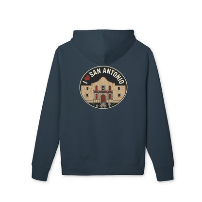 San Antonio Alamo Hoodie — Vintage Travel Graphic Pullover