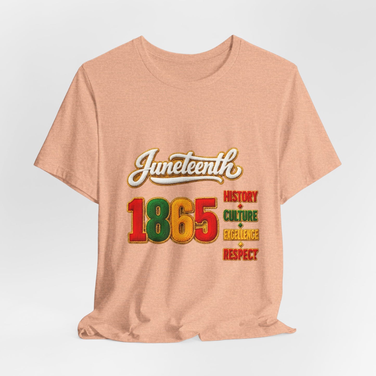 Juneteenth 1865 Tee — History • Culture • Excellence • Respect T-Shirt