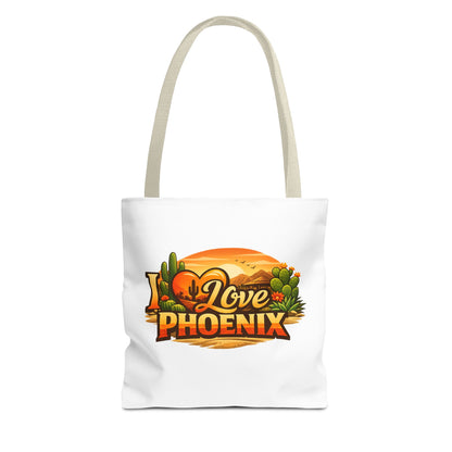 I Love Phoenix Tote Bag – Desert Sunset Illustration