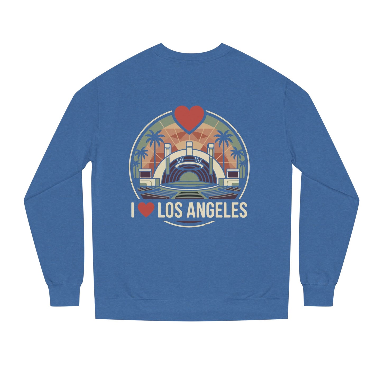 Los Angeles Crewneck Sweatshirt – I  Los Angeles Retro Cityscape