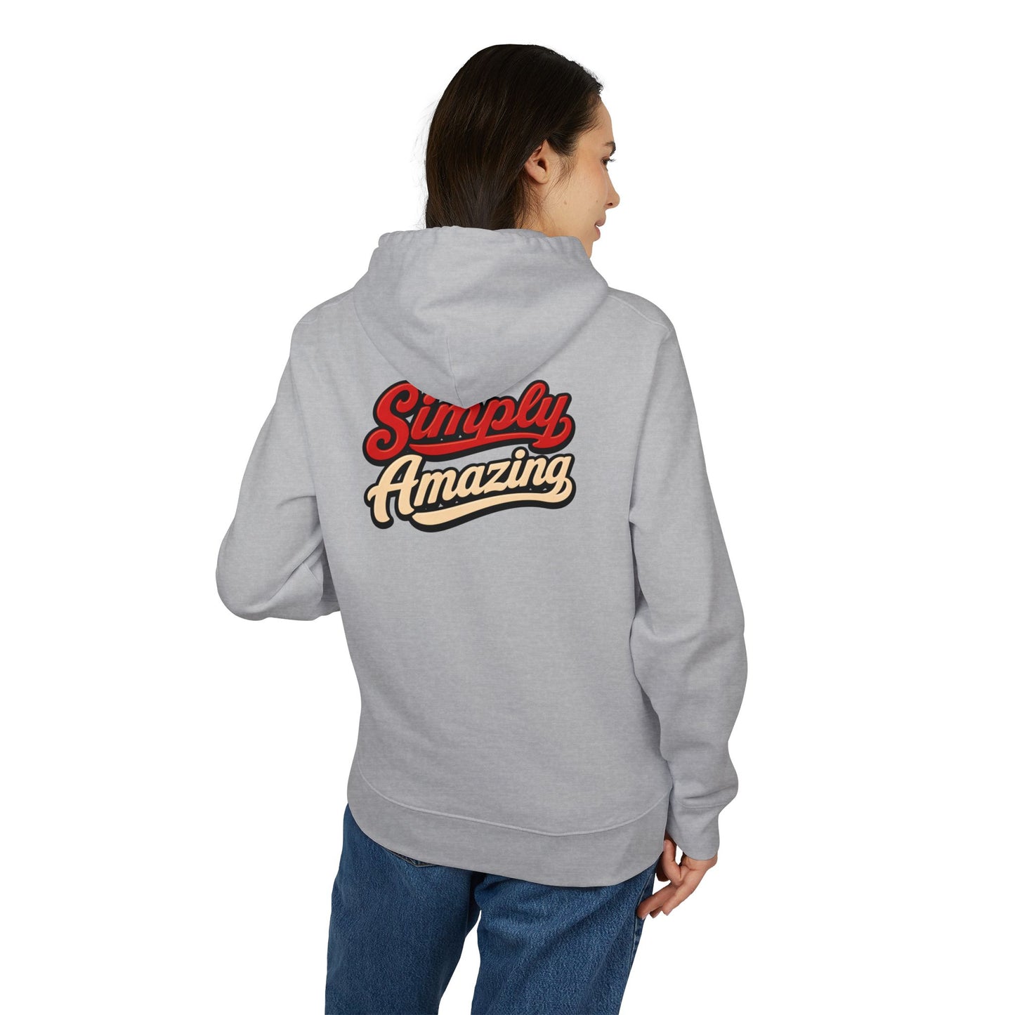 Simply Amazing Hoodie — Retro Script Graphic Pullover
