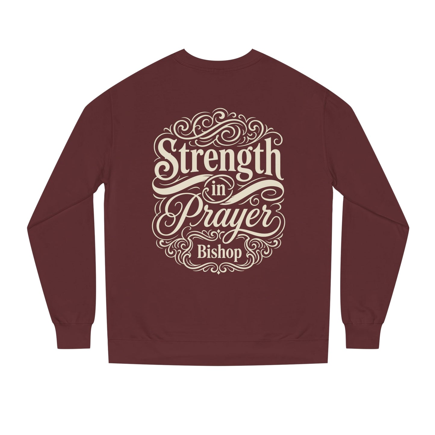 Strength in Prayer Sweatshirt — Inspirational Christian Crewneck for Faith & Encouragement