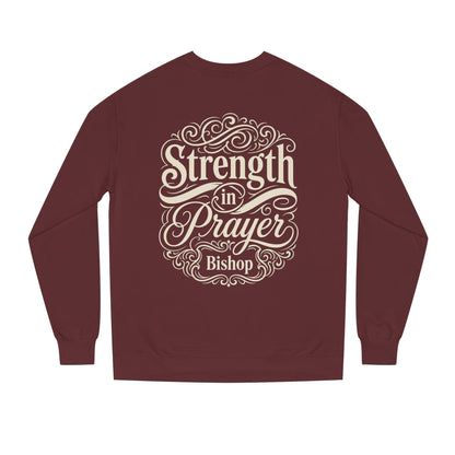 Strength in Prayer Sweatshirt — Inspirational Christian Crewneck for Faith & Encouragement