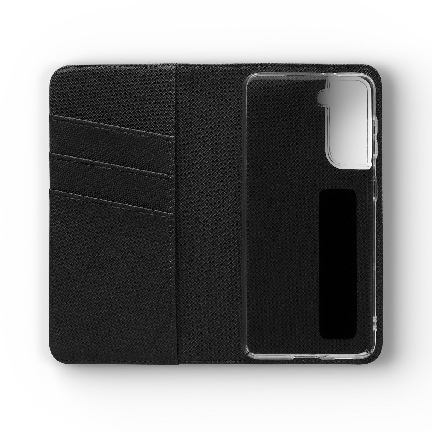 Christian Floral Phone Flip Case — "Jesus Saves" & Inspirational Scripture Wallet Cover
