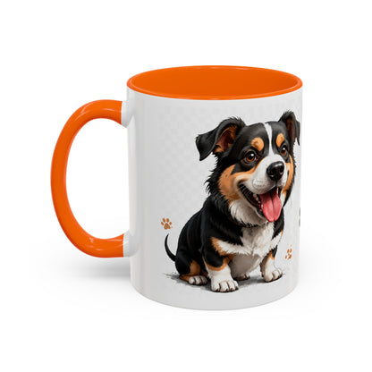 Easily Distracted By Dogs Coffee Mug – Dog Lover Accent Mug (11/15oz)