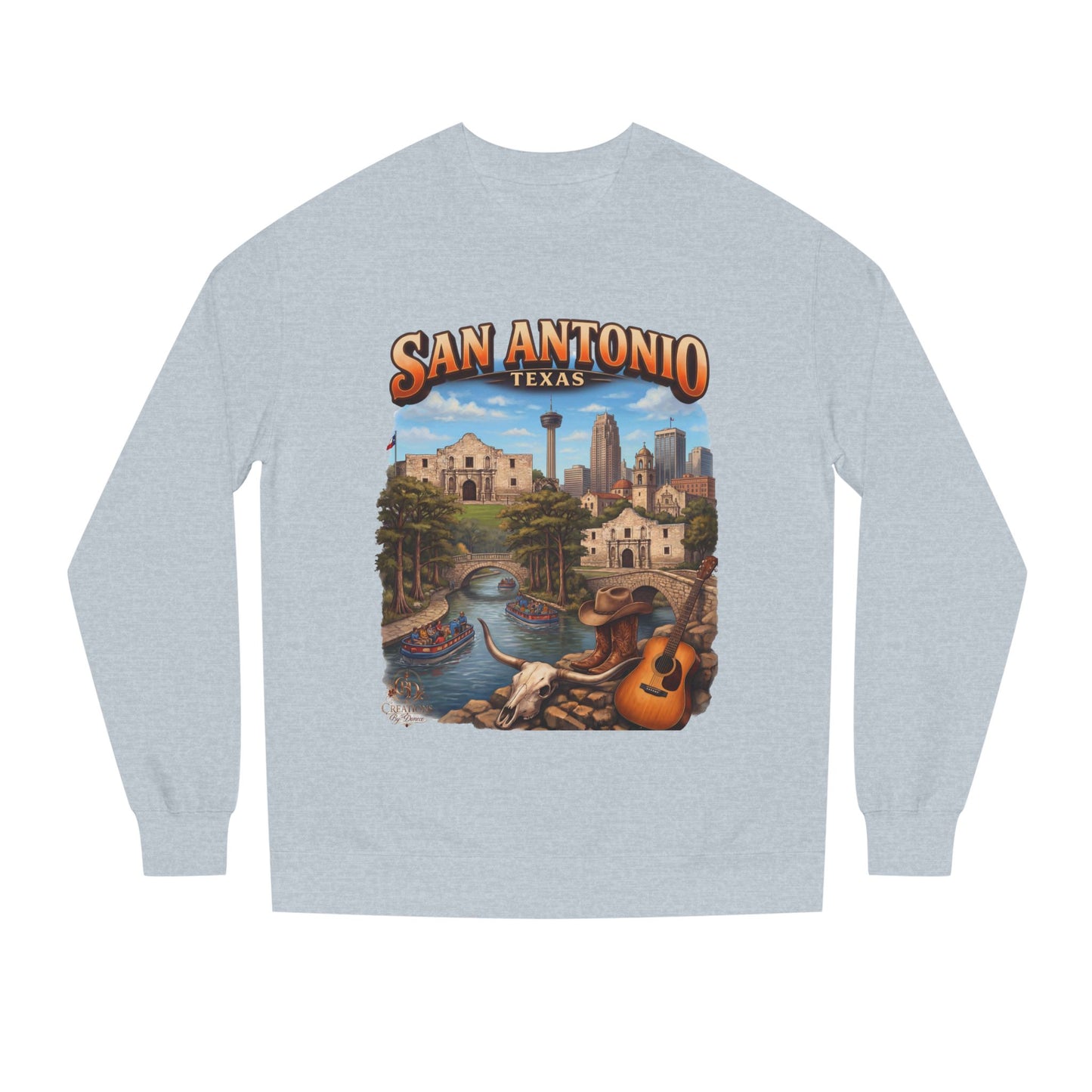 San Antonio Riverwalk Sweatshirt — Texas Travel Scenic Crewneck