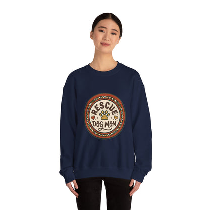 Rescue Dog Mom Sweatshirt | rescue pride, fur baby