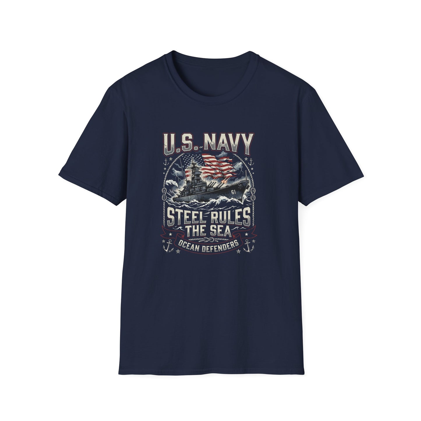U.S. Navy Steel Rules the Sea T-Shirt