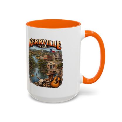 Kerrville Texas Souvenir Coffee Mug — Scenic Riverfront Design (11/15oz)