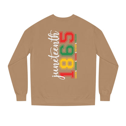 Juneteenth 1865 Crewneck Sweatshirt – Black Liberation Pride Graphic