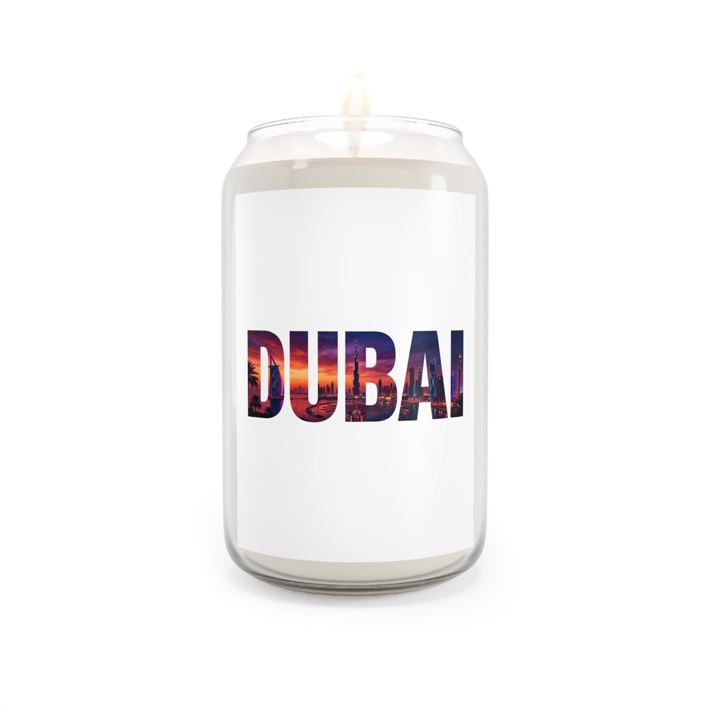 Dubai Scented Soy Candle 13.75oz — Urban Sunset Fragrance Jar