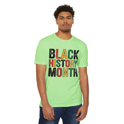 Black History Month T-Shirt — Bold Retro Pan-African Lettering