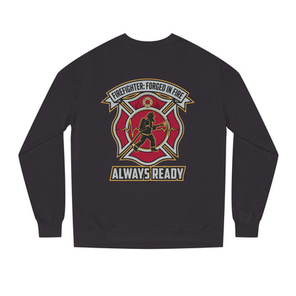 Firefighter Crest Sweatshirt — "Always Ready" Crewneck