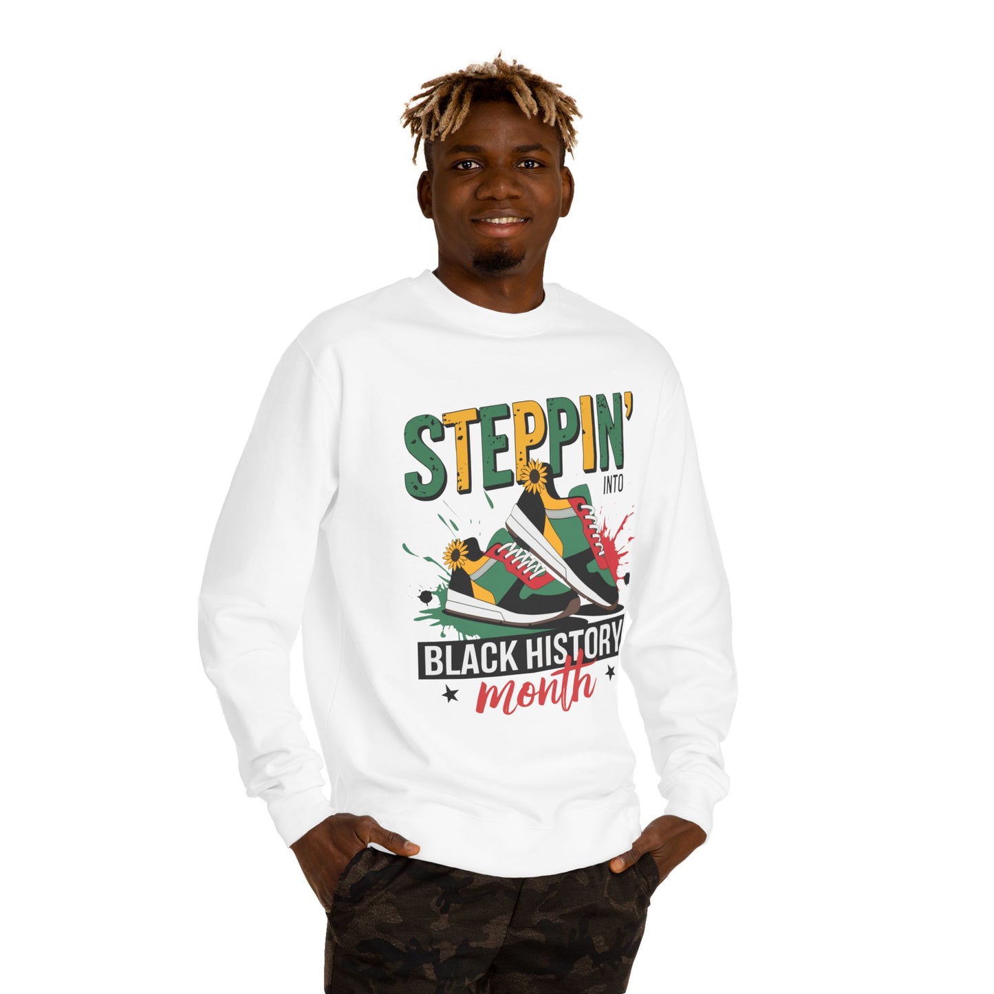 Steppin' Into Black History Month Sweatshirt