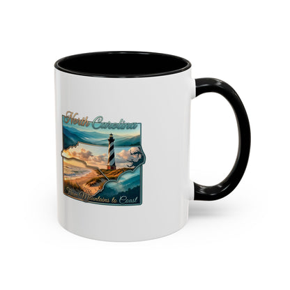 Coastal Lighthouse Coffee Mug – From Mountains to Coast Accent Mug