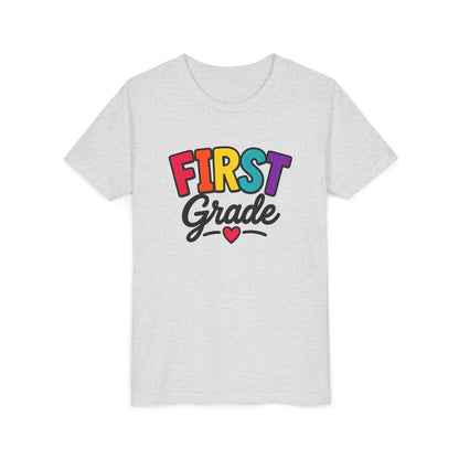 First Grade Youth T‑Shirt — Colorful Back-to-School Tee