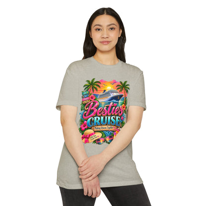 Besties Cruise T-Shirt — Tropical Friends Vacation Shirt