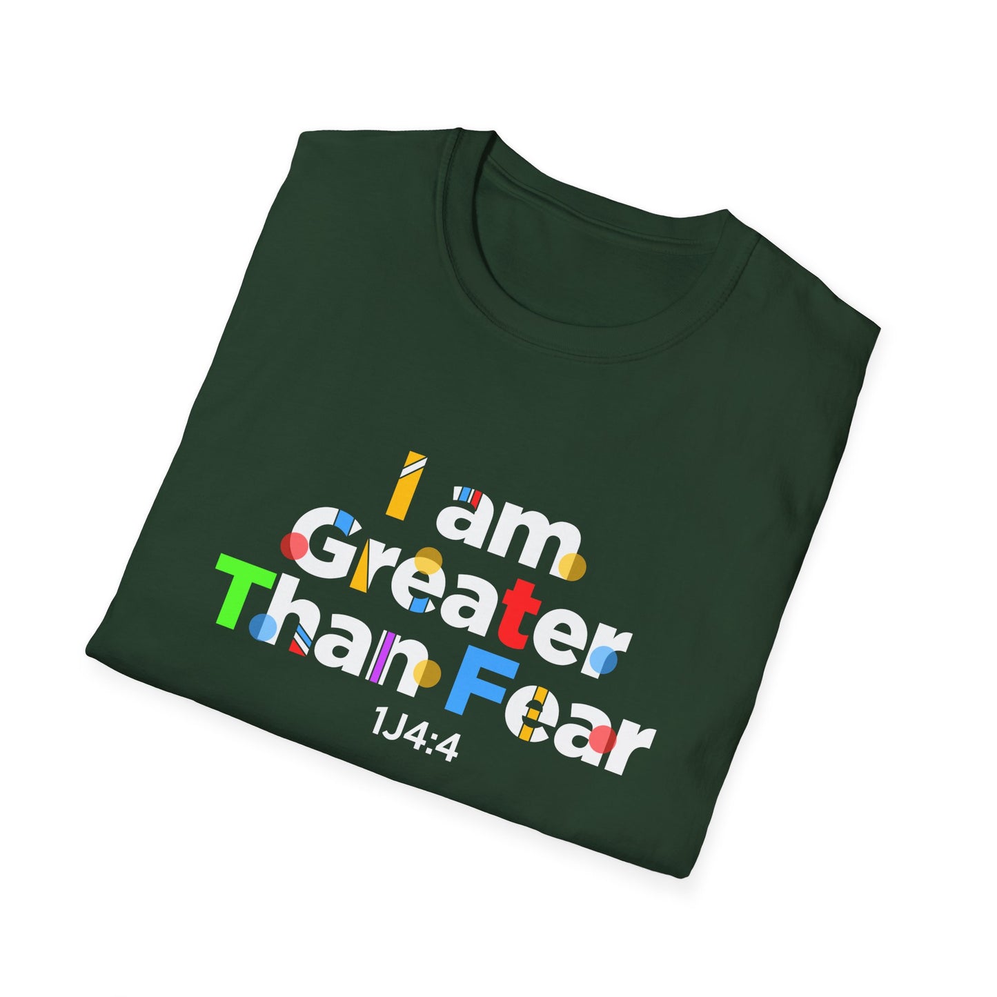 I Am Greater Than Fear 1j4:4 T-Shirt