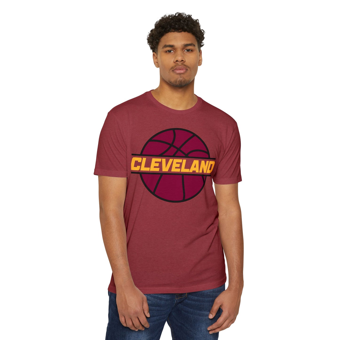 Cleveland Heart T-Shirt — Retro Script City Pride Tee