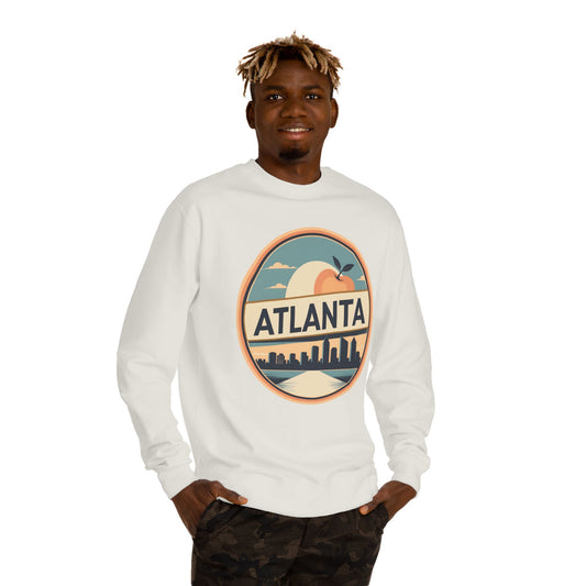 Atlanta Skyline Sweatshirt — Retro Peach City Crewneck