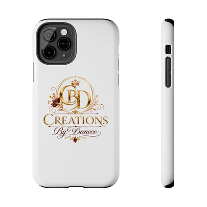 BD Creations By Donece Elegant Logo Tough Phone Case — Protective iPhone Cover
