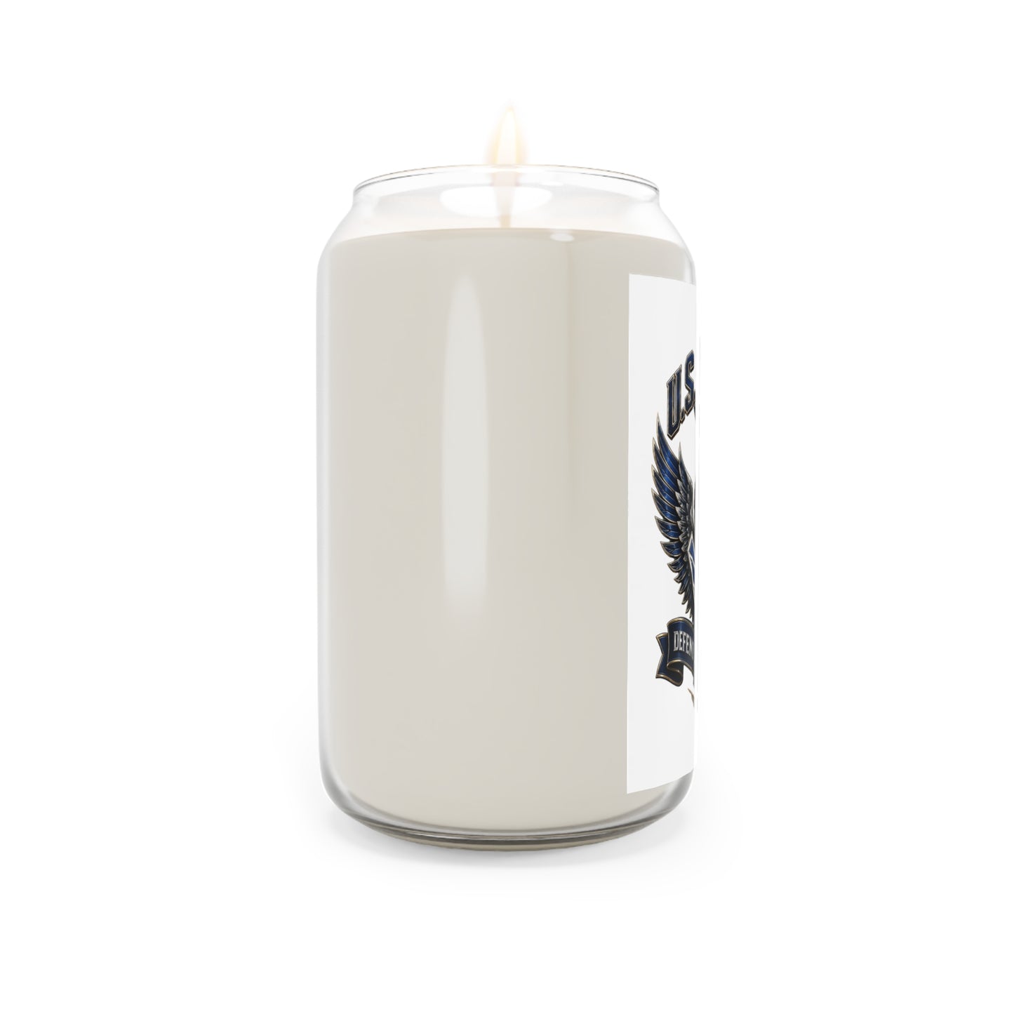 U.S. Air Force Emblem Soy Candle – 13.75 oz Scented Jar (Defend Protect Honor)