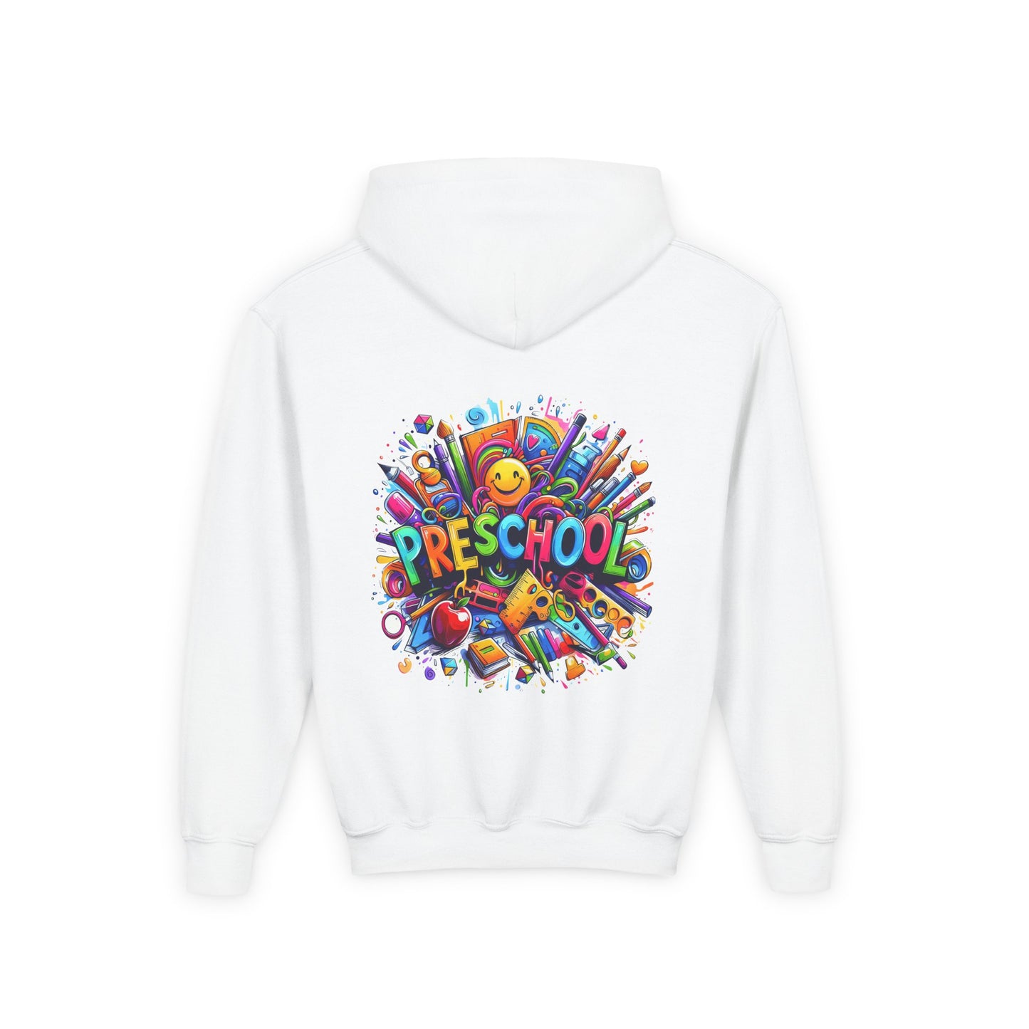 Preschool Kids Hoodie — Colorful Back-to-School Preschool Design