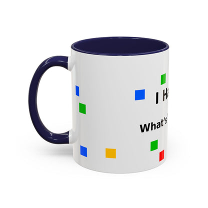 Autism Awareness Coffee Mug - "I Have Autism, What's Your Superpower?" Accent Mug