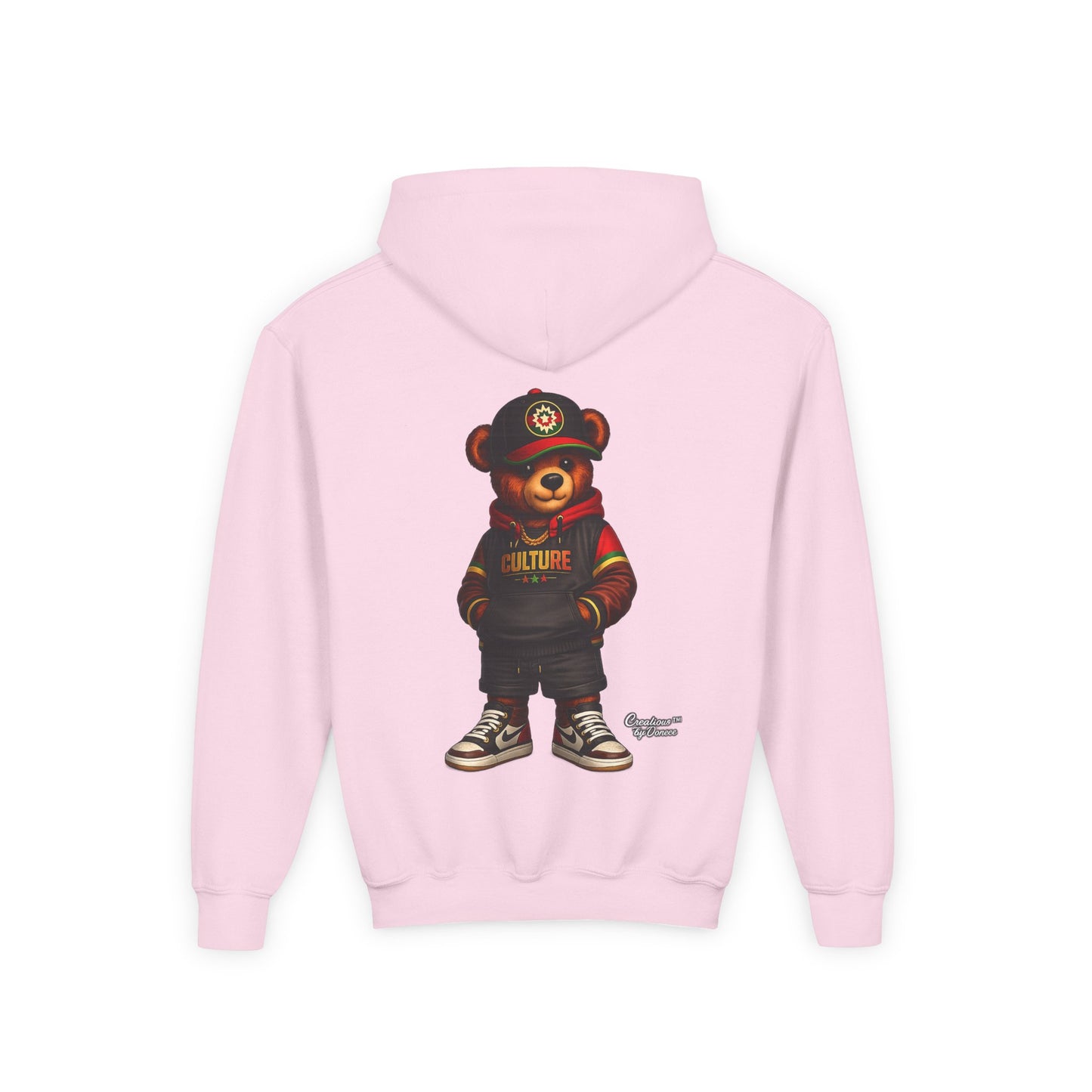 Kids Bear Hoodie — Streetwear Teddy Graphic Sweatshirt