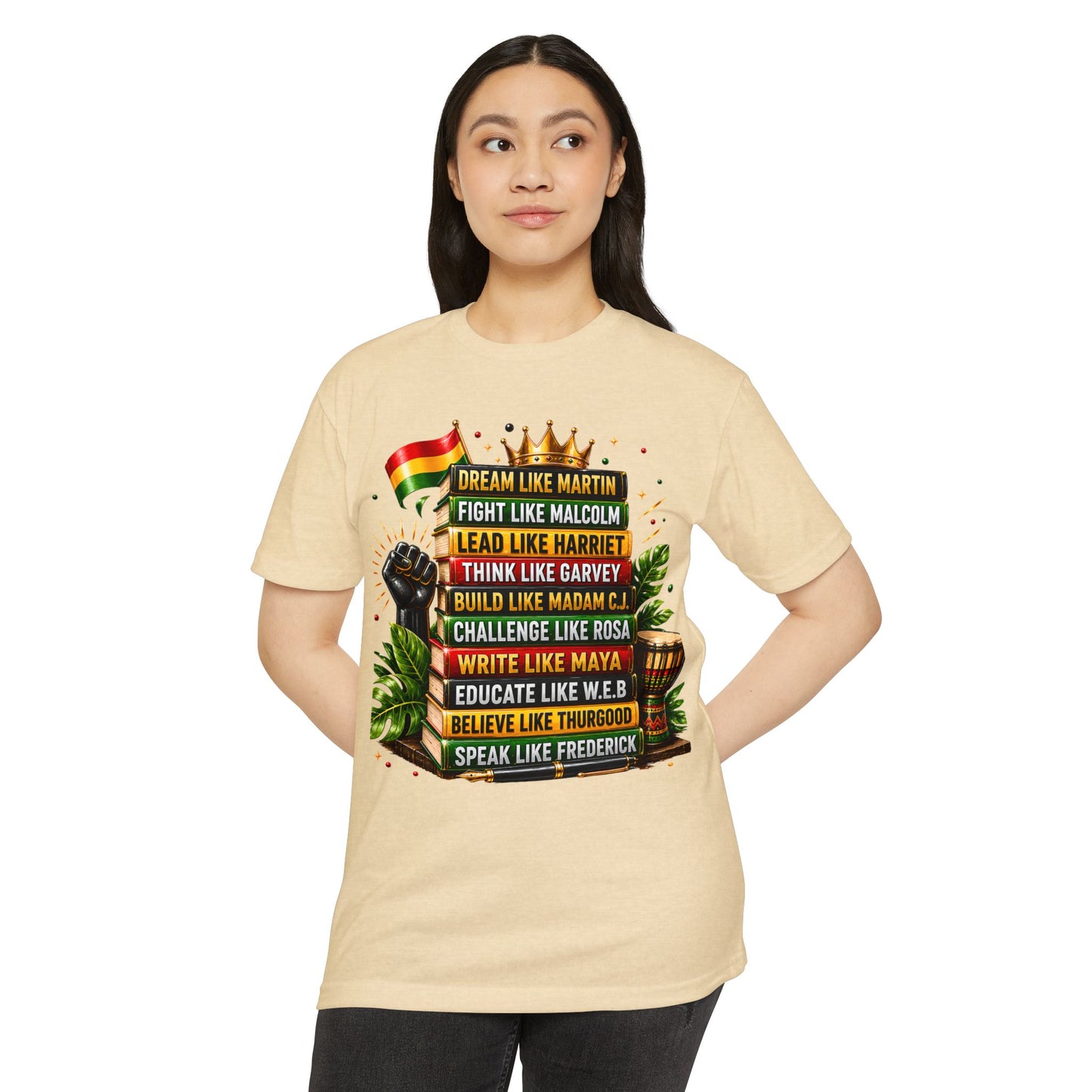 Inspirational Black History Leaders Graphic T-Shirt