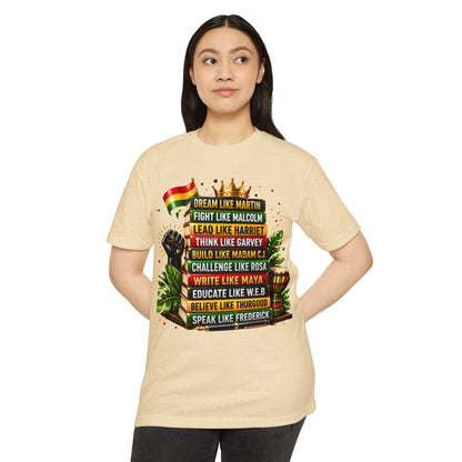 Inspirational Black History Leaders Graphic T-Shirt
