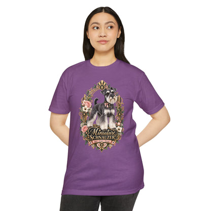 Miniature Schnauzer Floral Tee
