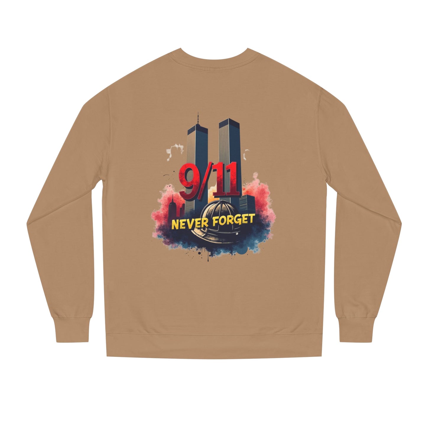 9/11 Never Forget Sweatshirt — Twin Towers Memorial Crewneck